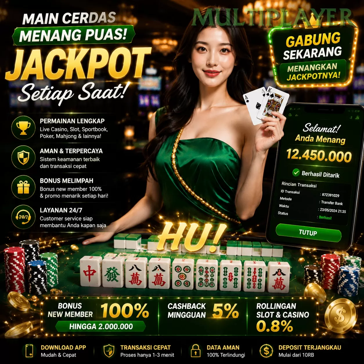 Main multiplayerlagu777q Menang Jackpot Besar